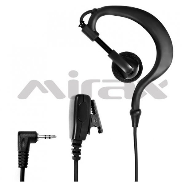 Mirax PMR Telsiz Kulaklığı, mikrofonlu, 2,5mm fiş, Aselsan Cobra