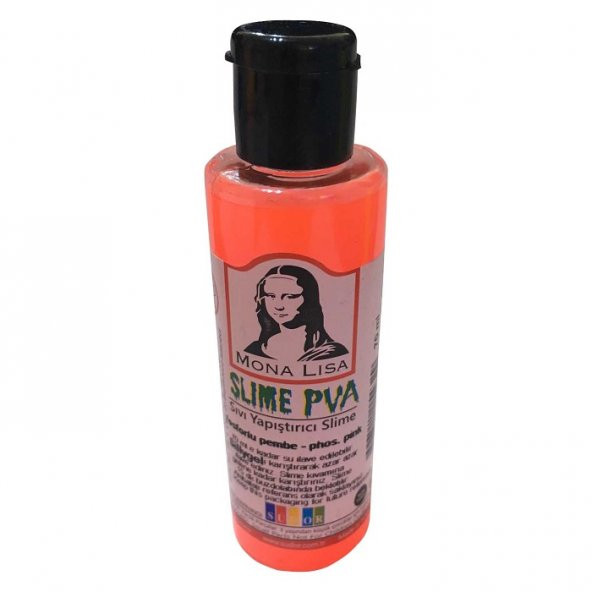 Südor Mona Lisa Slime Slaym Sıvı Yapıştırıcı Fosforlu Pembe 70 ml