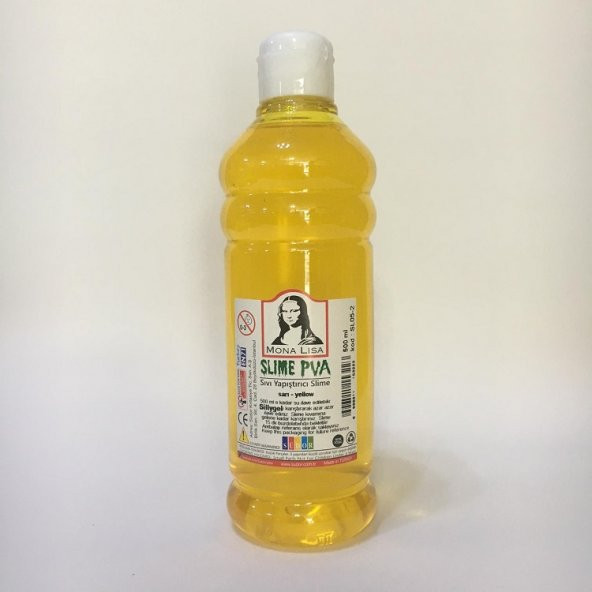 Südor Mona Lisa Slime (Slaym) Sıvı Yapıştırıcı Sarı 500 ml.