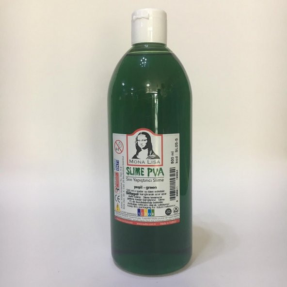 Südor Mona Lisa Slime (Slaym) Sıvı Yapıştırıcı Yeşil 500 ml.