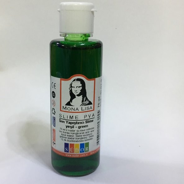 Südor Mona Lisa Slime (Slaym) Sıvı Yapıştırıcı Yeşil 70 ml.