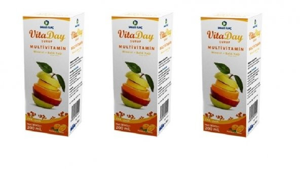 Vitaday Portakallı Multivitamin+balık Yağı 200ml 3 Al 2 Öde