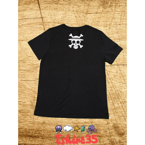 ONE Piece t-shirt , tişört SİYAH