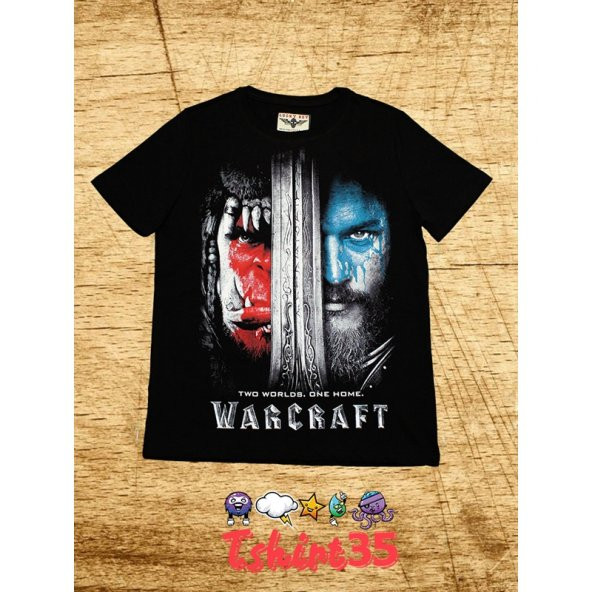 Warcraft t-shirt , tişört SİYAH