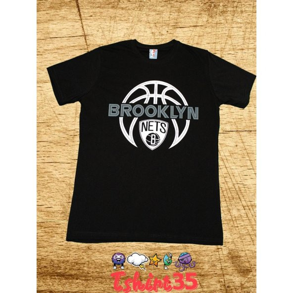 Brooklyn Nets t-shirt , tişört SİYAH