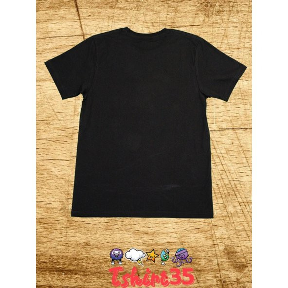 Kurt t-shirt , tişört SİYAH