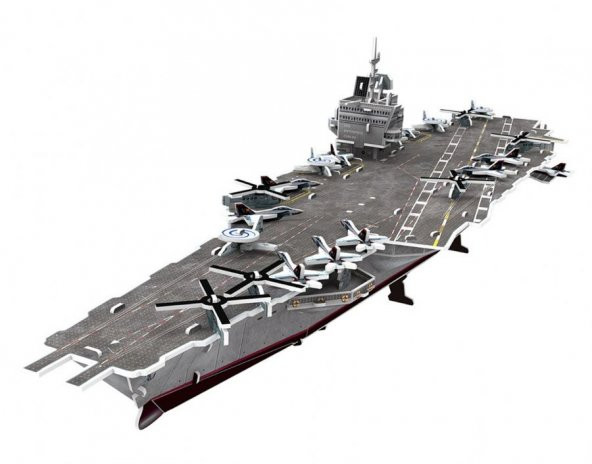 CubicFun 3D USS Enterprise Uçak Gemisi Puzzle Maket (121 Parça)