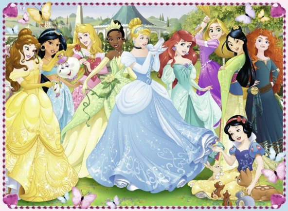 Disney Prensesler 100 Parça XXL Çocuk Puzzle (Ravensburger 105700)