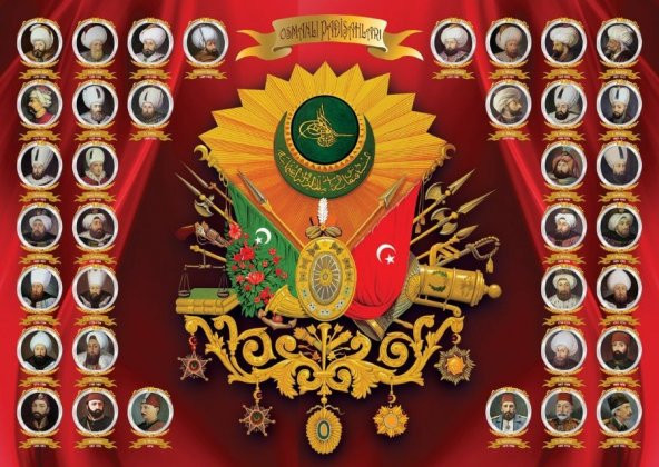 Puzz 1000 Parça Puzzle Osmanlı Arma Padişahlı