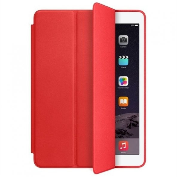 iPad Mini 4 Kılıf Smart Case Kırmızı