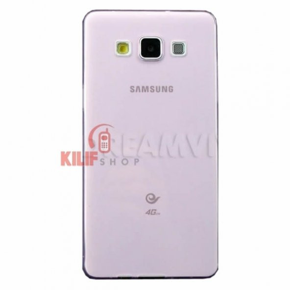 Samsung Galaxy A5 Kılıf Ultra İnce 0.2 mm Mor 2xFlim