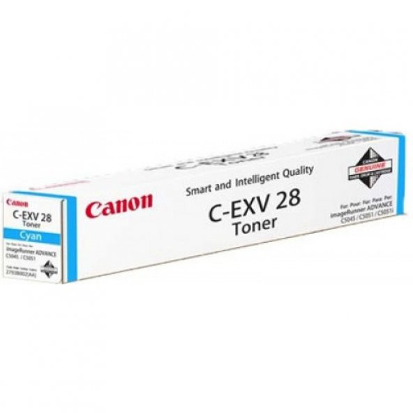 CANON C-EXV-28C IRC5045/5051/5250/5255 MAVİ TONER ORJİNAL 38K SYF