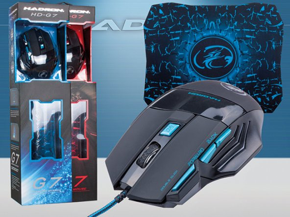GAMİNG OYUN MOUSE+MOUSE PAD HDG7/25 SÜPER