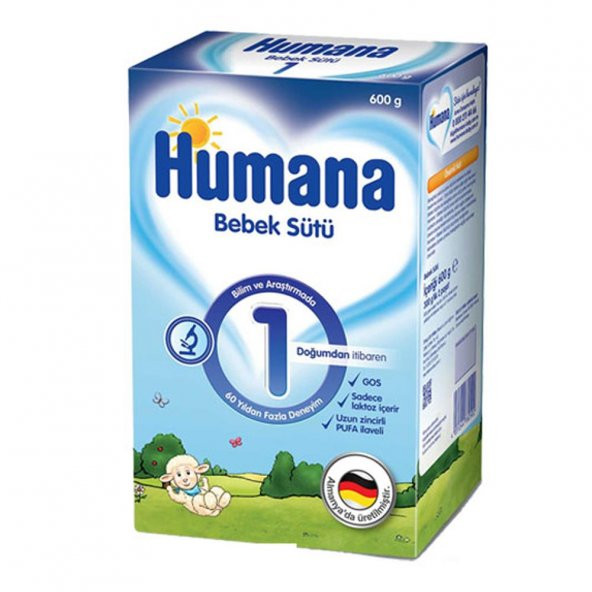 Humana 1 Devam Sütü 600 gr