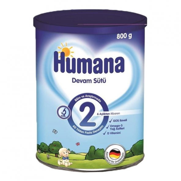 Humana 2 Devam Sütü 800 Gr