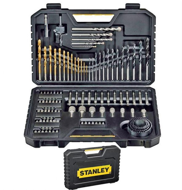 Stanley STA7205 100 Parça Delme ve Vidalama Uç Seti - 1