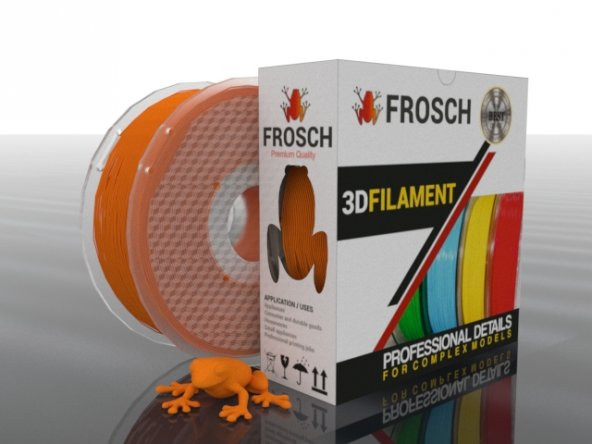 FROSCH PETG Transparan Turuncu 1,75 mm Filament