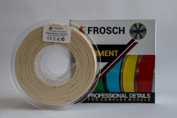 FROSCH ABS Yanmaz Naturel 1,75 mm Filament