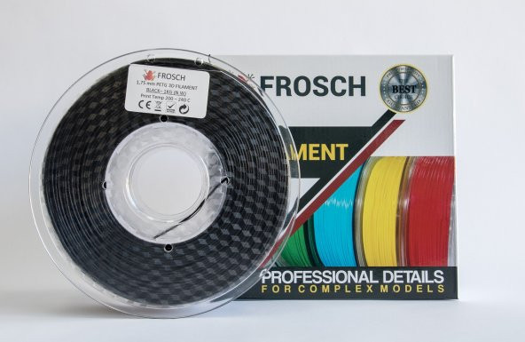 FROSCH PETG Siyah 1,75 mm Filament