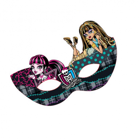 Monster High 8li Gözlük Maske Doğum Günü Parti Gözlüğü Maskesi