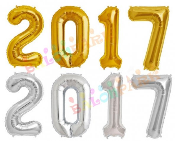 2018 Yılbaşı Balonu Rakam Yeni Yıl 2 0 1 8 sene altın gümüş noel