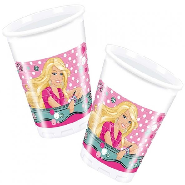 Barbie Parti Malzemeleri Seti Doğum Günü Süsleri 16 Kişilik - 3