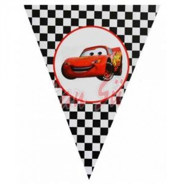 Cars, Arabalar, Şimşek Mcqueen 24 Kişilik 17 Parça Doğum Günü Set - 4