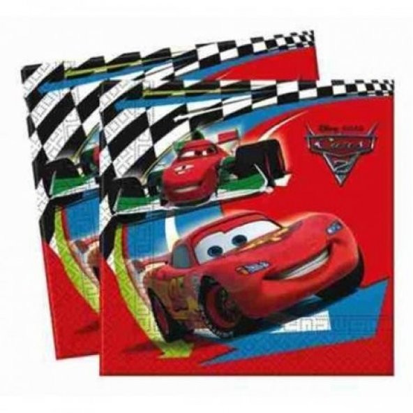 Cars, Arabalar, Şimşek Mcqueen 24 Kişilik 17 Parça Doğum Günü Set - 6