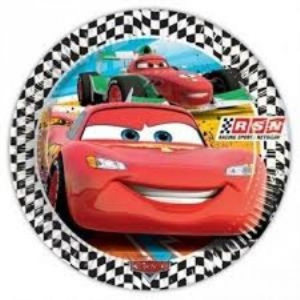 Cars, Arabalar, Şimşek Mcqueen 24 Kişilik 17 Parça Doğum Günü Set - 8