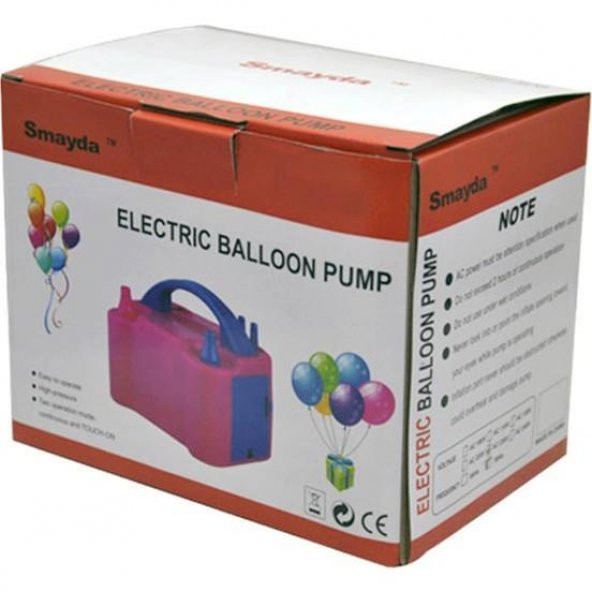 Çift çıkışlı Balon Şişirme Makinası, Elektrikli Balon pompası - 5