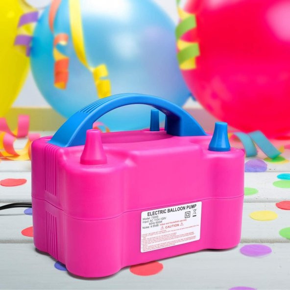 Çift çıkışlı Balon Şişirme Makinası, Elektrikli Balon pompası - 11
