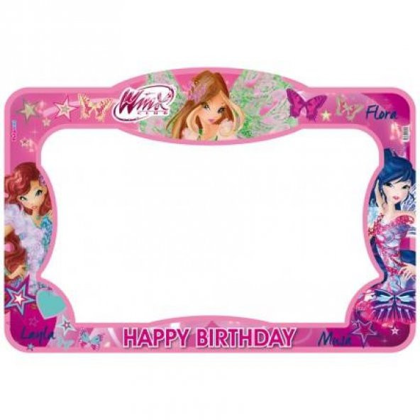 Winx Kızları Bloom Stella Parti Fotoğraf Çerçevesi 100x70 WİNKS - 1