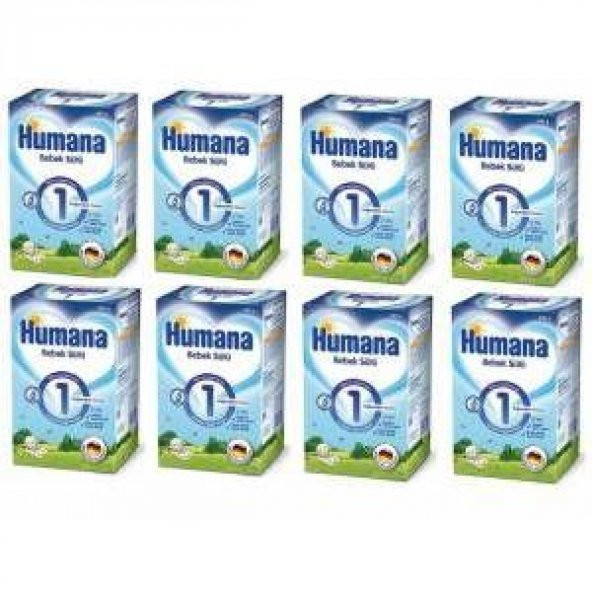 Humana 1 Devam Sütü 600 gr. 8 Adet
