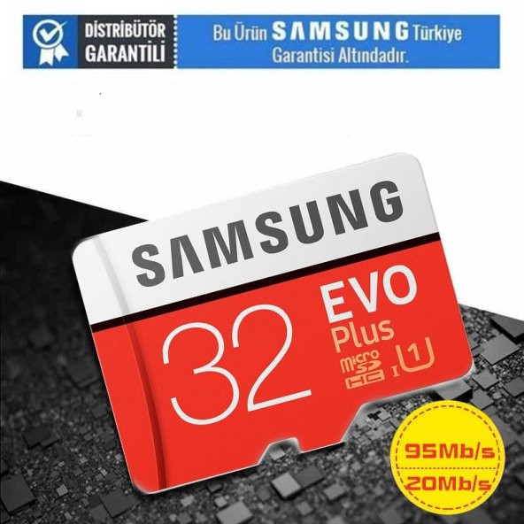 Samsung EVO Plus 32GB 95 MB/s microSDHC Kart (SD Adaptör) MB-MC32GA/TR - 5