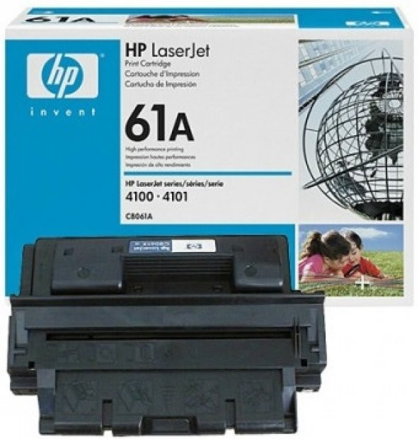 HP C8061A (61A) 4100/4101 SİYAH TONER ORJINAL 6.000 SAYFA