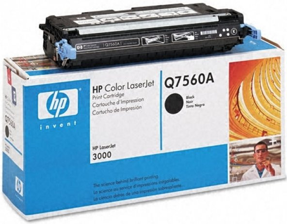 HP Q7560A (314A) 2700/3000 SİYAH TONER ORJİNAL 6.000 SAYFA