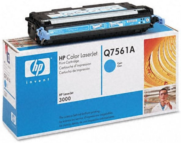 HP Q7561A (314A) 2700/3000 MAVİ TONER ORJİNAL 4.000 SAYFA