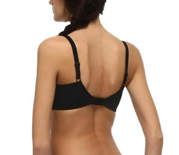 Yeni İnci 1905 Kadın Dantelli Minimizer Sütyen Balensiz Telsiz - Resim 3