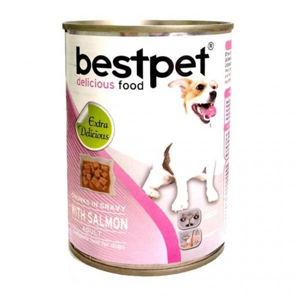 Bestpet Soslu Parça Et Kuzu Etli Yetişkin Köpek Konservesi  415 G