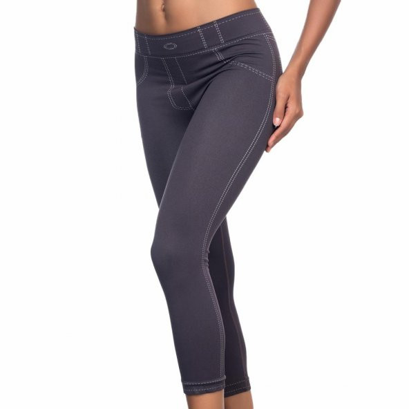 Emay 3801 Dikişsiz Kot Desen Tayt ürün görseli