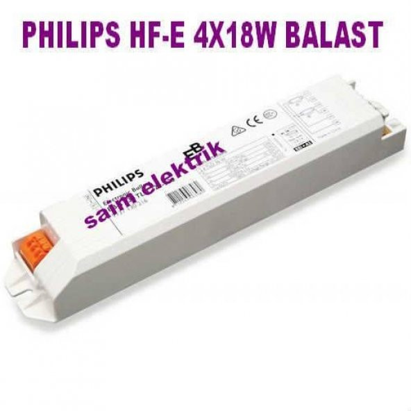 HF-E PHILIPS 4X18W BALAST