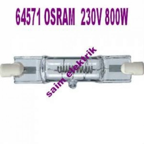 64571 OSRAM 220 V 800W HALOJEN