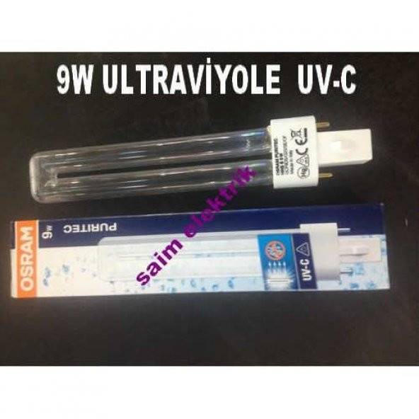 9W ULTRAVİYOLE LAMBA OSRAM UV-C