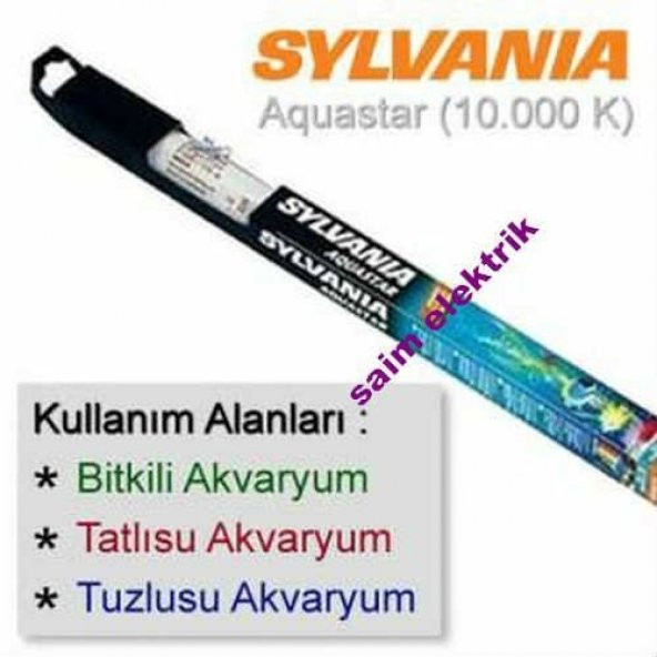 25W AQUASTAR 75CM SYLVANIA 10000 KELVİN