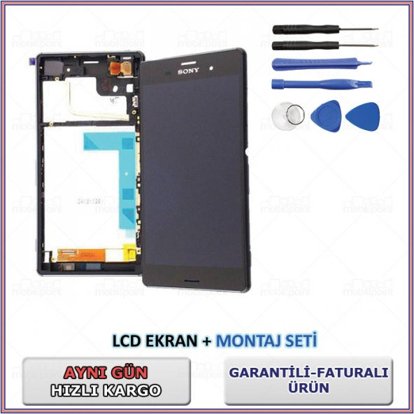 Sony Xperia Z3 Ekran Lcd +  Montaj Seti