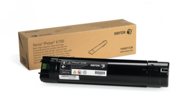 XEROX 106R01526 PHASER 6700 YÜKSEK KAPASİTE SİYAH TONER ORJİNAL 18.000 SAYFA