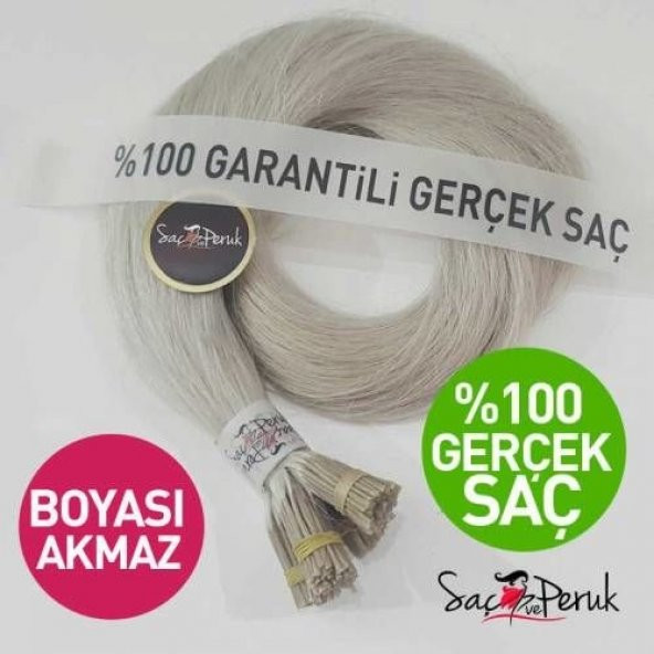 Renkli Kaynak Saç Açık Gri Renk BOYASI AKMAZZZ !