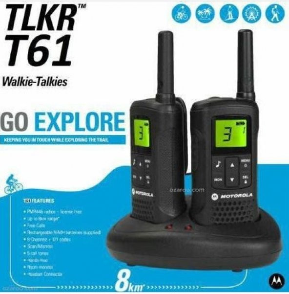 Motorola TLKR T61 Pmr ŞARJLI 8 KM