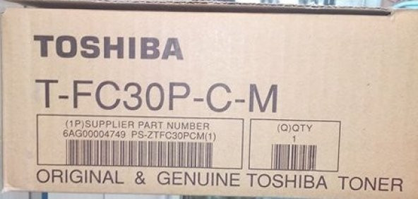 TOSHIBA T-FC30P-C-M 2050C/2051C/2550C/2551C MAVİ TONER ORJ
