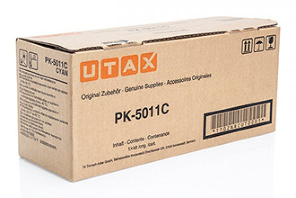 UTAX PK-5011C P-C3060/3061/3065MFP MAVİ TONER ORJİNAL 5.000 SAYFA